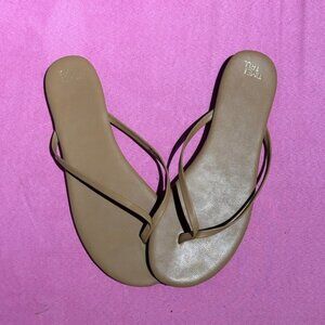 Time and Tru Tan Sandals